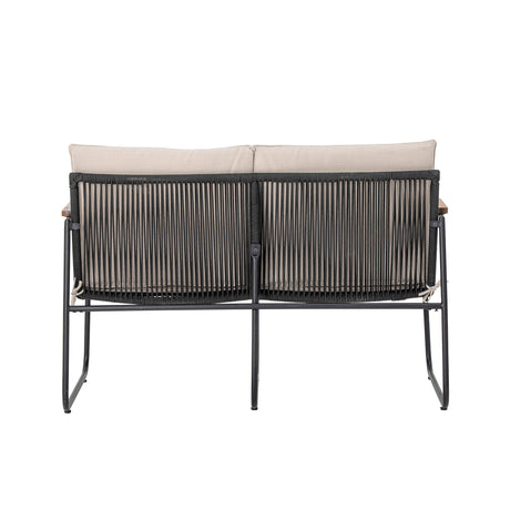 Hampton Sofa, Schwarz, Metall - ZEN ZONE Furniture