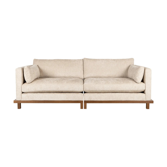 Blossom Sofa 3-Sitzer Sand 230x101cm von Zuiver – Produktbild 1