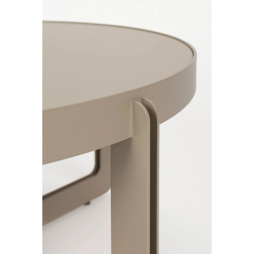 Couchtisch Centre Rund Beige 68x68cm von Zuiver – Produktbild 4