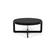 Couchtisch Centre Rund Schwarz 68x68cm von Zuiver – Produktbild 1