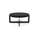 Couchtisch Centre Rund Schwarz 68x68cm von Zuiver – Produktbild 1
