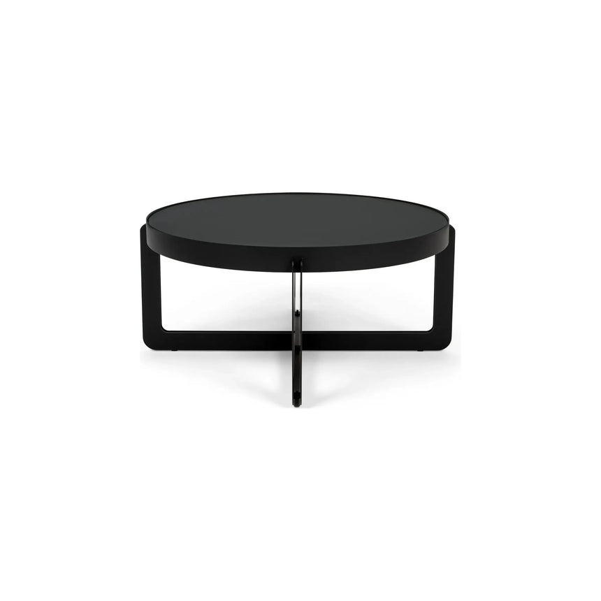 Couchtisch Centre Rund Schwarz 68x68cm von Zuiver – Produktbild 1