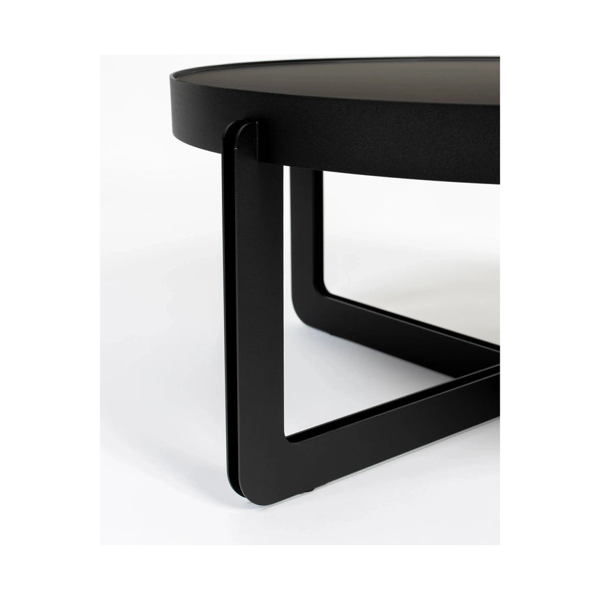 Couchtisch Centre Rund Schwarz 68x68cm von Zuiver – Produktbild 6