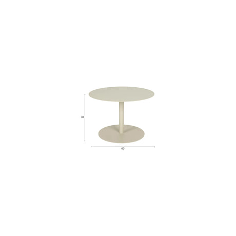 Couchtisch Snow Braun Reis 60x60cm von Zuiver – Produktbild 5