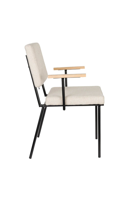 Essstuhl Fellow in Off-White, 57.5×60×85 cm von Zuiver – Produktbild 13