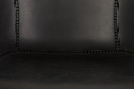 Essstuhl Feston aus PU-Leder in Schwarz, 56.5×55×77 cm von Zuiver – Produktbild 10