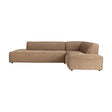 Fat Freddy Rippen Sofa Rechts Karamell 308x188cm von Zuiver – Produktbild 1