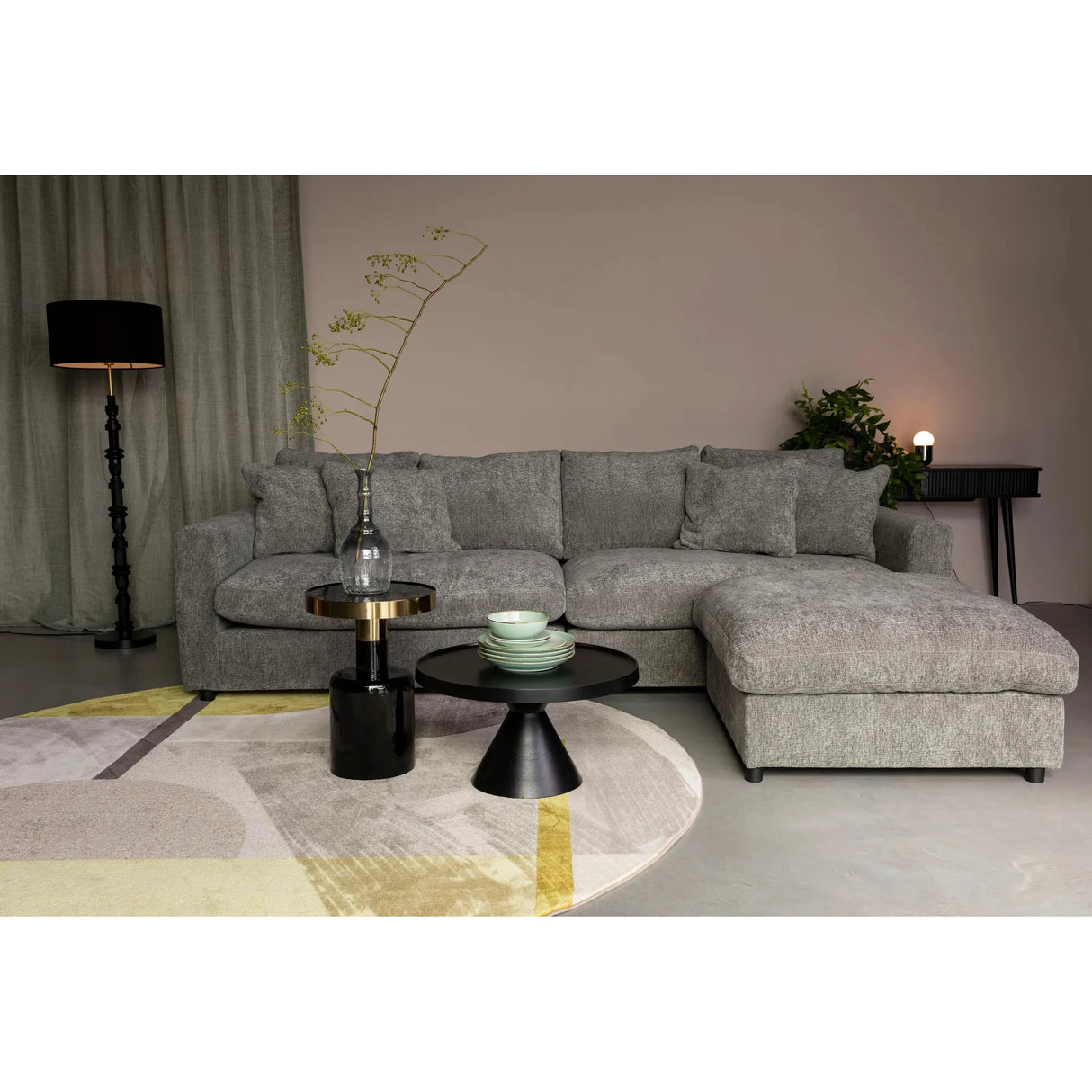 Floss Couchtisch Schwarz 60x60cm von Zuiver – Produktbild 7