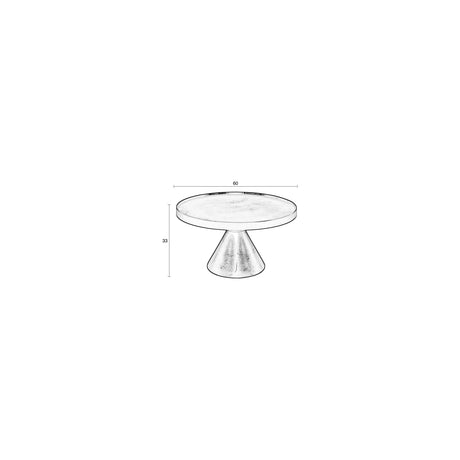 Floss Couchtisch Weiss 60x60cm von Zuiver – Produktbild 9