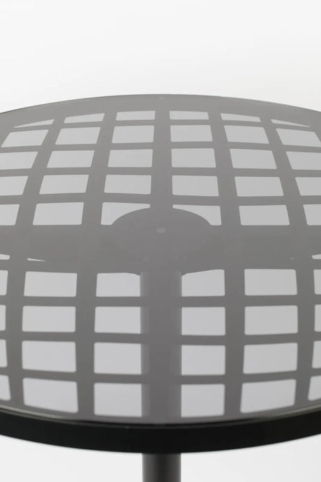 Gartentisch Albert Garden Bistro aus Aluminium, mit Glasplatte, 80x80x76 cm von Zuiver – Produktbild 2