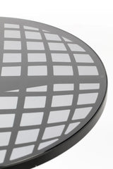 Gartentisch Albert Garden Bistro aus Aluminium, mit Glasplatte, 80x80x76 cm von Zuiver – Produktbild 3