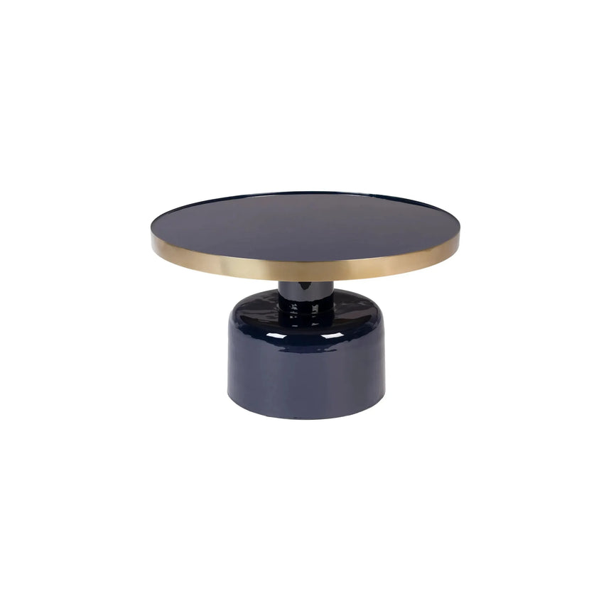 Glam Couchtisch Blau 60x60cm von Zuiver – Produktbild 1
