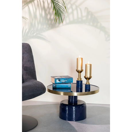 Glam Couchtisch Blau 60x60cm von Zuiver – Produktbild 6