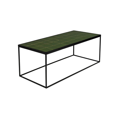 Glazed Couchtisch Grün 93x43cm von Zuiver – Produktbild 2