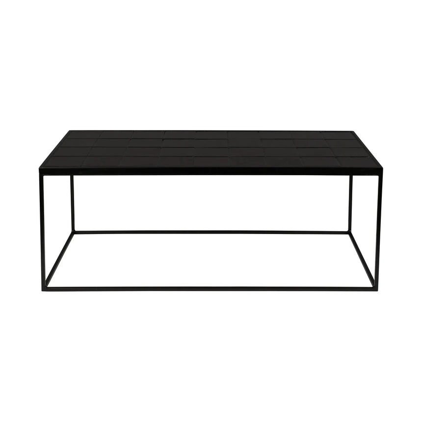Glazed Couchtisch Schwarz 93x43cm von Zuiver – Produktbild 1