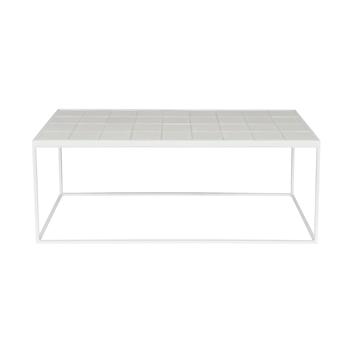 Glazed Couchtisch Weiss 93x43cm von Zuiver – Produktbild 1