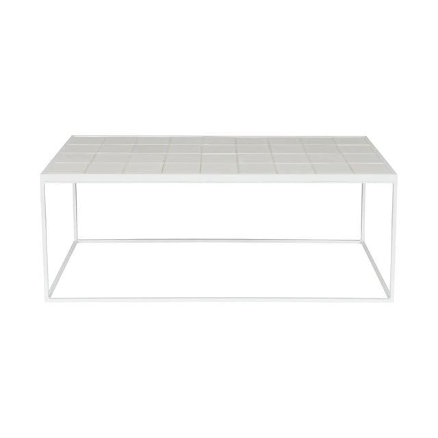 Glazed Couchtisch Weiss 93x43cm von Zuiver – Produktbild 1