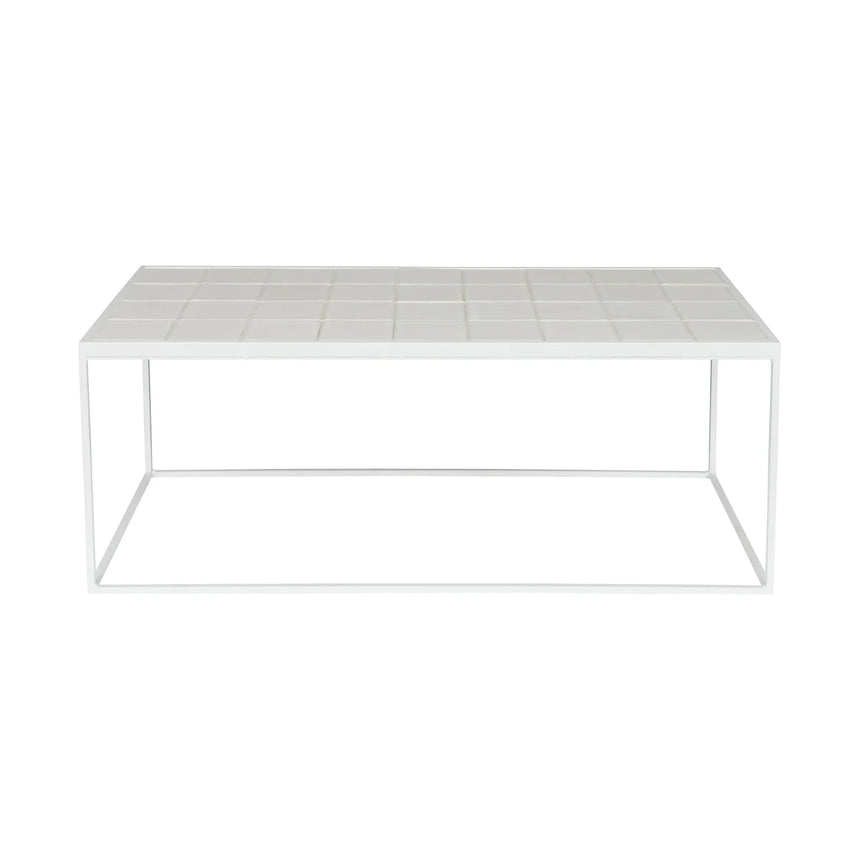 Glazed Couchtisch Weiss 93x43cm von Zuiver – Produktbild 1