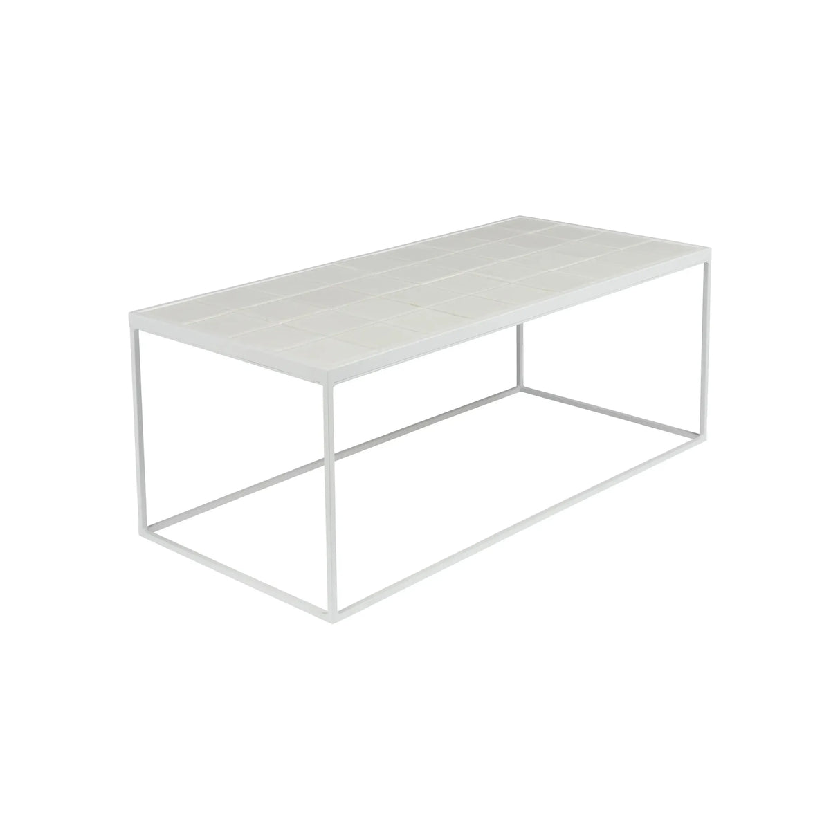 Glazed Couchtisch Weiss 93x43cm von Zuiver – Produktbild 2