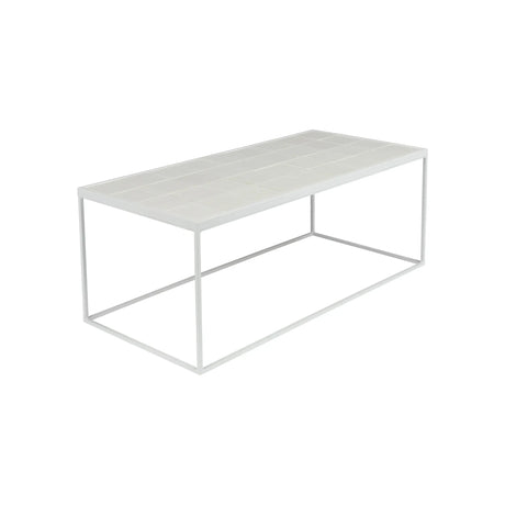 Glazed Couchtisch Weiss 93x43cm von Zuiver – Produktbild 2
