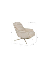 Lounge Stuhl Sessel drehbar Philly von Zuiver – Produktbild 2