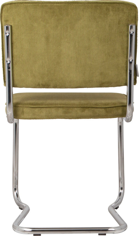 Ridge Rib Kink Essstuhl Grün von Zuiver – Produktbild 2