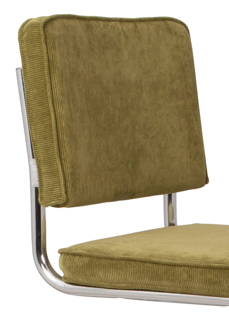 Ridge Rib Kink Essstuhl Grün von Zuiver – Produktbild 4