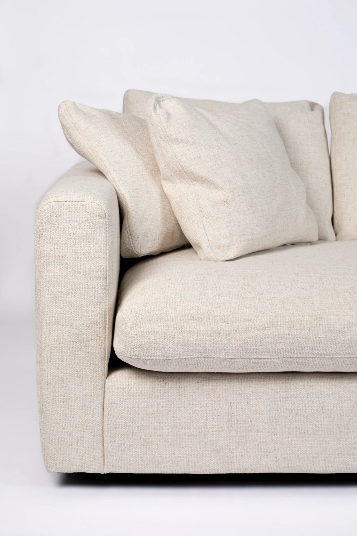 Sense 3-Sitzer Sofa Creme 266x113cm von Zuiver – Produktbild 4