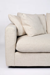 Sense 3-Sitzer Sofa Creme 266x113cm von Zuiver – Produktbild 4