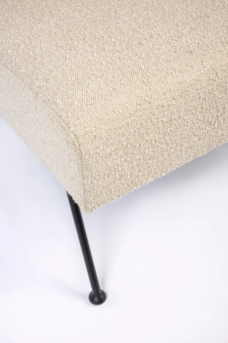 Sessel Bowie aus Stoff in Beige, 68×73,5×83 cm von Zuiver – Produktbild 7