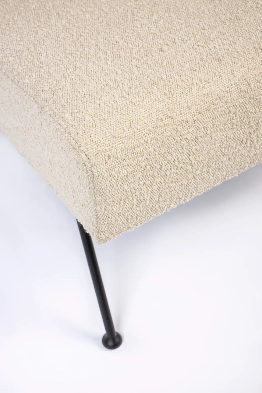 Sessel Bowie aus Stoff in Beige, 68×73,5×83 cm von Zuiver – Produktbild 7