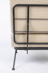 Sessel Bowie aus Stoff in Beige, 68×73,5×83 cm von Zuiver – Produktbild 8