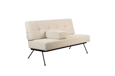 Sofa Bowie aus Stoff in Beige, 135×74×83 cm von Zuiver – Produktbild 1