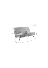 Sofa Bowie aus Stoff in Beige, 135×74×83 cm von Zuiver – Produktbild 12