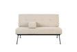 Sofa Bowie aus Stoff in Beige, 135×74×83 cm von Zuiver – Produktbild 2