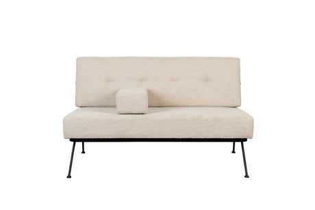 Sofa Bowie aus Stoff in Beige, 135×74×83 cm von Zuiver – Produktbild 2
