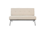 Sofa Bowie aus Stoff in Beige, 135×74×83 cm von Zuiver – Produktbild 3