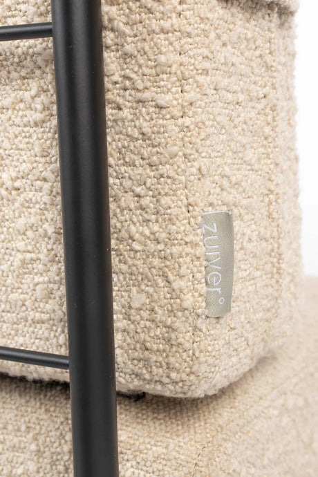 Sofa Bowie aus Stoff in Beige, 135×74×83 cm von Zuiver – Produktbild 6