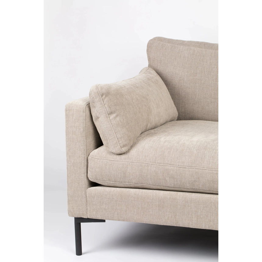 Sommer 3-Sitzer Sofa Latte 230x101cm von Zuiver – Produktbild 3