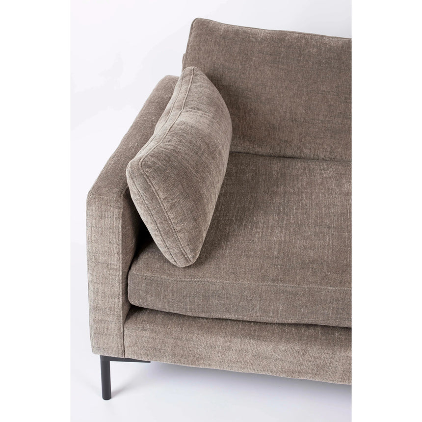 Summer 3-Sitzer Sofa Kaffee 230x101cm von Zuiver – Produktbild 3