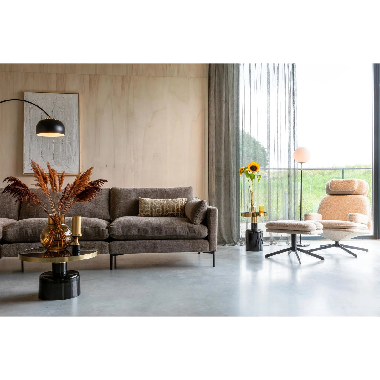 Summer 4,5-Sitzer Sofa Kaffee 335x101cm von Zuiver – Produktbild 8