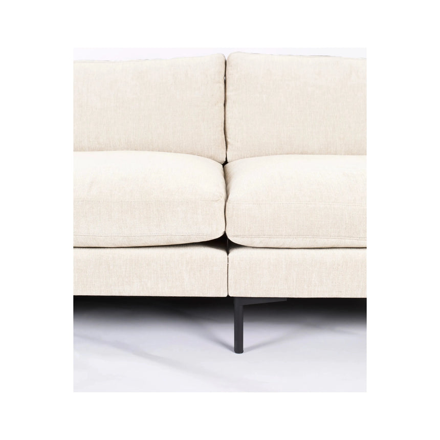 Summer Sofa 3-Sitzer Cream 230x101cm von Zuiver – Produktbild 9