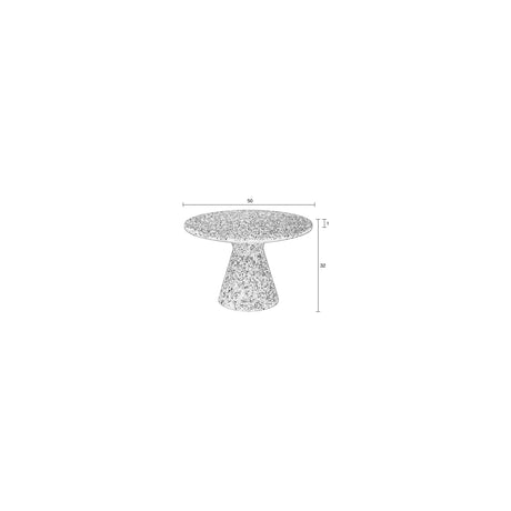 Victoria Couchtisch Recycled 50x50cm von Zuiver – Produktbild 11