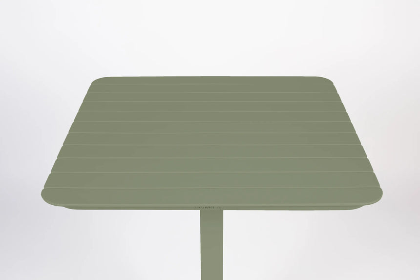 Vondel Bistro Garten Tisch 71x71 Grün von Zuiver – Produktbild 4