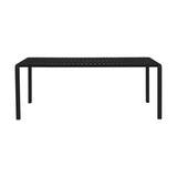Vondel Gartentisch 214x97 Schwarz von Zuiver – Produktbild 1