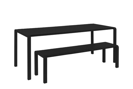 Vondel Gartentisch 214x97 Schwarz von Zuiver – Produktbild 3