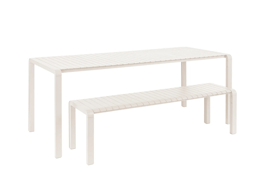 Vondel Gartentisch Tonweiß 214x97  von Zuiver – Produktbild 3