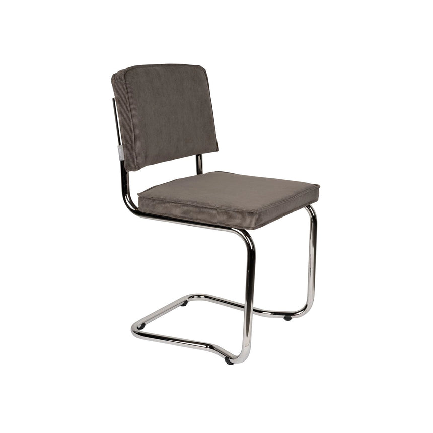 Ridge Rib Kink Essstuhl Grau – Bild 1