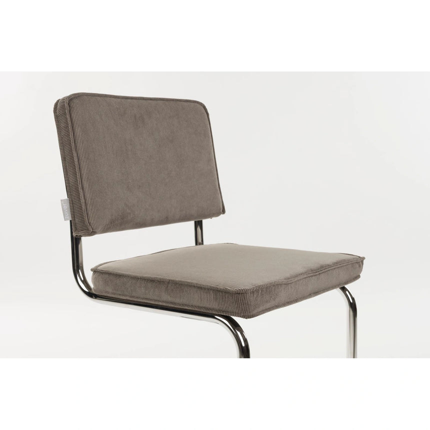 Ridge Rib Kink Essstuhl Grau – Bild 3