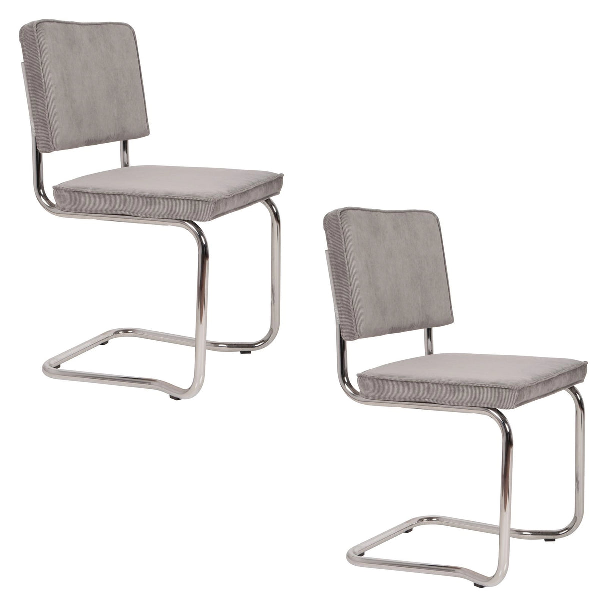 Ridge Rib Kink Essstuhl Hellgrau – Bild 10